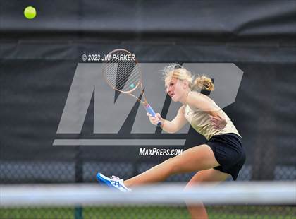 Thumbnail 3 in UIL 4A Girls Team Tennis Semifinals photogallery.