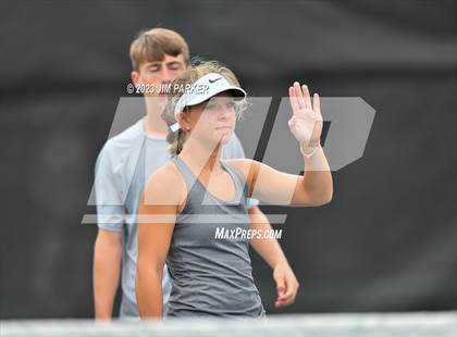 Thumbnail 2 in UIL 4A Girls Team Tennis Semifinals photogallery.