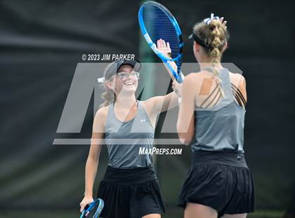 Thumbnail 1 in UIL 4A Girls Team Tennis Semifinals photogallery.