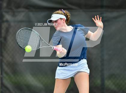 Thumbnail 2 in UIL 4A Girls Team Tennis Semifinals photogallery.