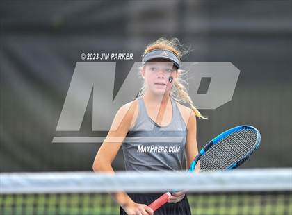 Thumbnail 2 in UIL 4A Girls Team Tennis Semifinals photogallery.
