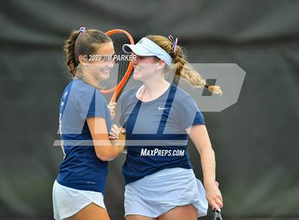 Thumbnail 2 in UIL 4A Girls Team Tennis Semifinals photogallery.