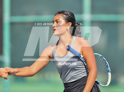 Thumbnail 3 in UIL 4A Girls Team Tennis Semifinals photogallery.
