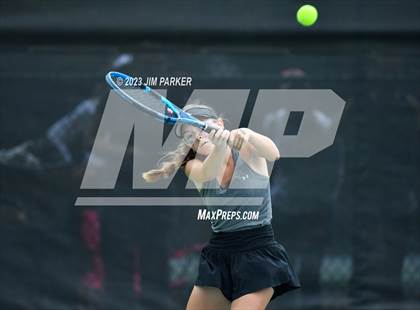 Thumbnail 2 in UIL 4A Girls Team Tennis Semifinals photogallery.