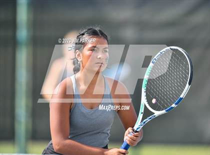 Thumbnail 2 in UIL 4A Girls Team Tennis Semifinals photogallery.