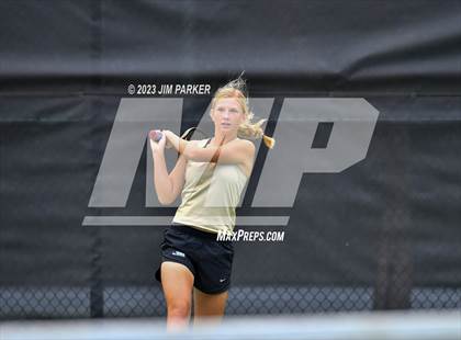 Thumbnail 3 in UIL 4A Girls Team Tennis Semifinals photogallery.