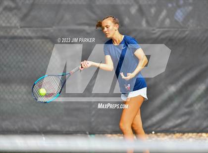 Thumbnail 3 in UIL 4A Girls Team Tennis Semifinals photogallery.