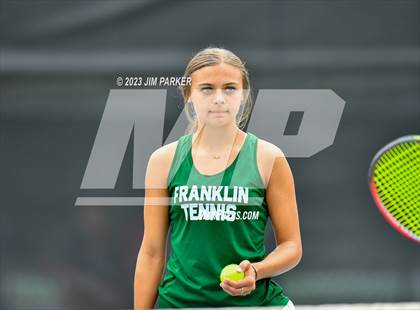 Thumbnail 2 in UIL 4A Girls Team Tennis Semifinals photogallery.