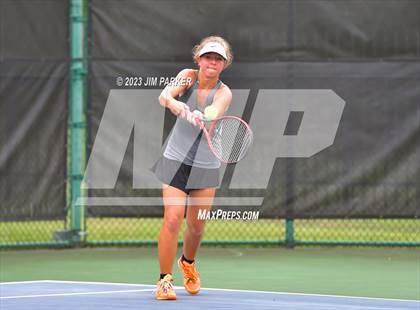 Thumbnail 2 in UIL 4A Girls Team Tennis Semifinals photogallery.