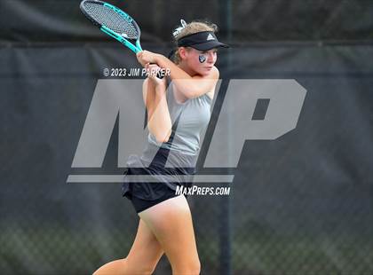 Thumbnail 2 in UIL 4A Girls Team Tennis Semifinals photogallery.