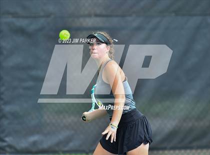 Thumbnail 2 in UIL 4A Girls Team Tennis Semifinals photogallery.