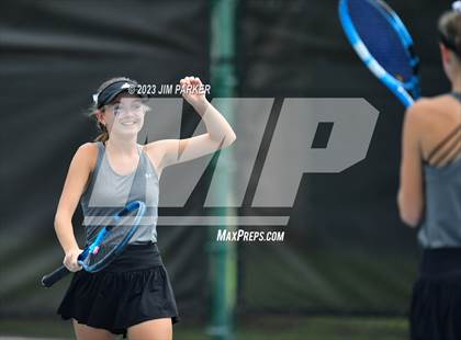 Thumbnail 3 in UIL 4A Girls Team Tennis Semifinals photogallery.