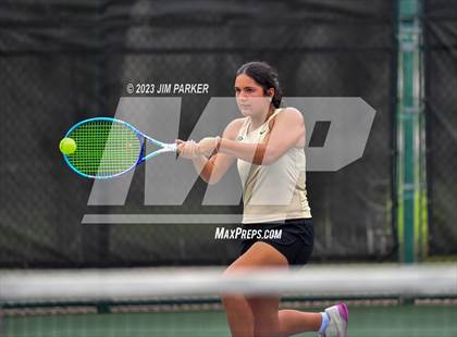 Thumbnail 3 in UIL 4A Girls Team Tennis Semifinals photogallery.
