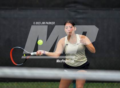 Thumbnail 1 in UIL 4A Girls Team Tennis Semifinals photogallery.