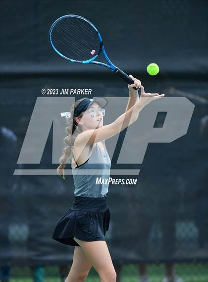 Thumbnail 2 in UIL 4A Girls Team Tennis Semifinals photogallery.