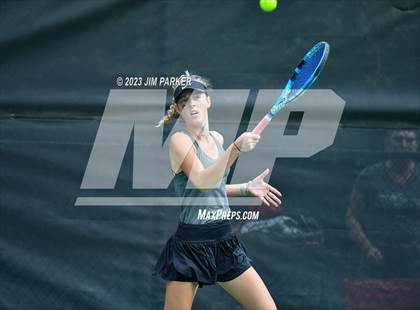 Thumbnail 3 in UIL 4A Girls Team Tennis Semifinals photogallery.