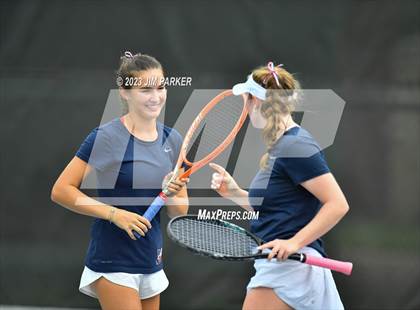 Thumbnail 3 in UIL 4A Girls Team Tennis Semifinals photogallery.