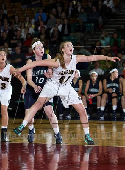 Thumbnail 3 in Arapahoe vs. ThunderRidge (CHSAA 5A Great 8) photogallery.