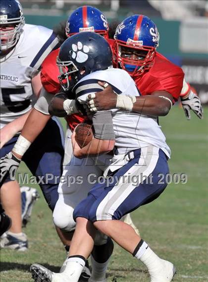 Thumbnail 1 in Marin Catholic vs. Serra (CIF State D3 Final) photogallery.