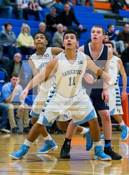 Thumbnail 2 in Saugerties vs. Our Lady of Lourdes (Officials vs. Cancer) photogallery.