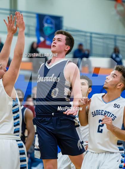 Thumbnail 1 in Saugerties vs. Our Lady of Lourdes (Officials vs. Cancer) photogallery.