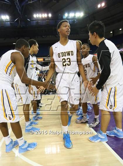 Thumbnail 1 in Modesto Christian vs. Bishop O'Dowd (CIF NorCal Regional Open Division Final) photogallery.