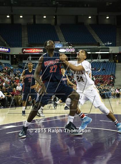 Thumbnail 2 in Modesto Christian vs. Bishop O'Dowd (CIF NorCal Regional Open Division Final) photogallery.