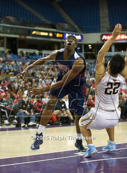 Thumbnail 2 in Modesto Christian vs. Bishop O'Dowd (CIF NorCal Regional Open Division Final) photogallery.