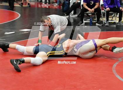 Thumbnail 2 in Diamond Bar vs Milken, Hillcrest vs West Hills (CIF Southern Section Wrestling Championships) photogallery.