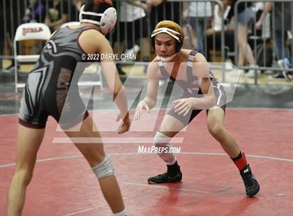 Thumbnail 1 in Diamond Bar vs Milken, Hillcrest vs West Hills (CIF Southern Section Wrestling Championships) photogallery.