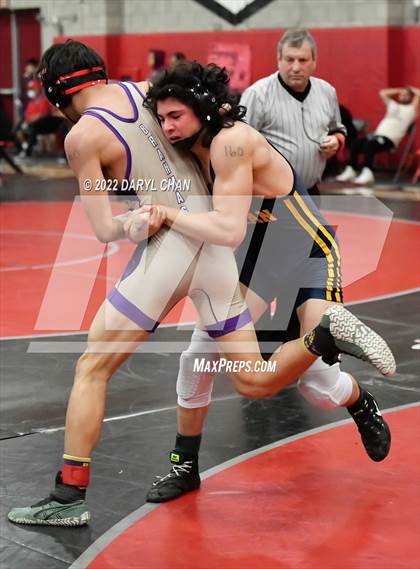 Thumbnail 1 in Diamond Bar vs Milken, Hillcrest vs West Hills (CIF Southern Section Wrestling Championships) photogallery.