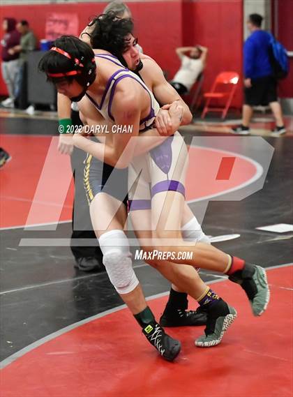 Thumbnail 2 in Diamond Bar vs Milken, Hillcrest vs West Hills (CIF Southern Section Wrestling Championships) photogallery.