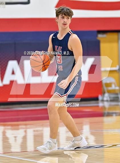 Thumbnail 1 in Blue River Valley vs. Seton Catholic (IHSAA 1A Section 56 First Round) photogallery.
