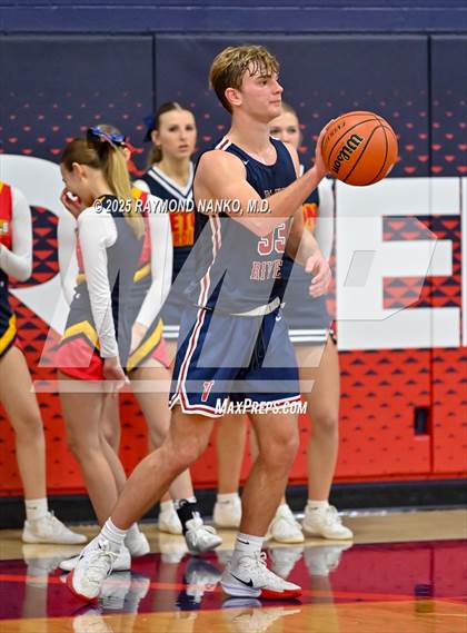 Thumbnail 3 in Blue River Valley vs. Seton Catholic (IHSAA 1A Section 56 First Round) photogallery.