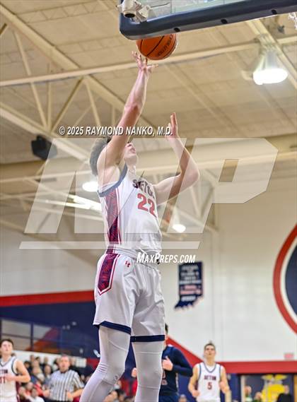 Thumbnail 2 in Blue River Valley vs. Seton Catholic (IHSAA 1A Section 56 First Round) photogallery.
