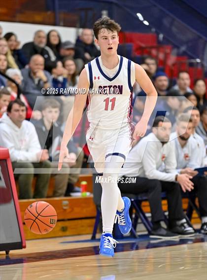 Thumbnail 3 in Blue River Valley vs. Seton Catholic (IHSAA 1A Section 56 First Round) photogallery.