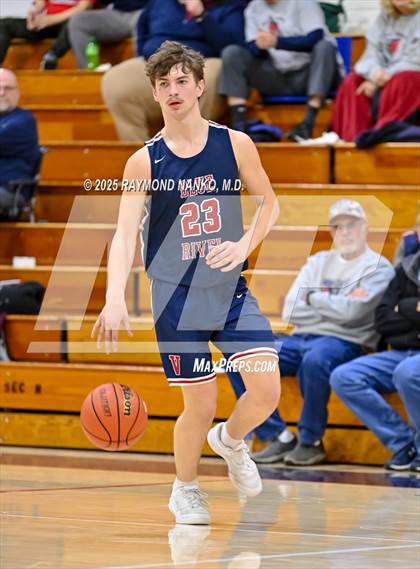 Thumbnail 3 in Blue River Valley vs. Seton Catholic (IHSAA 1A Section 56 First Round) photogallery.
