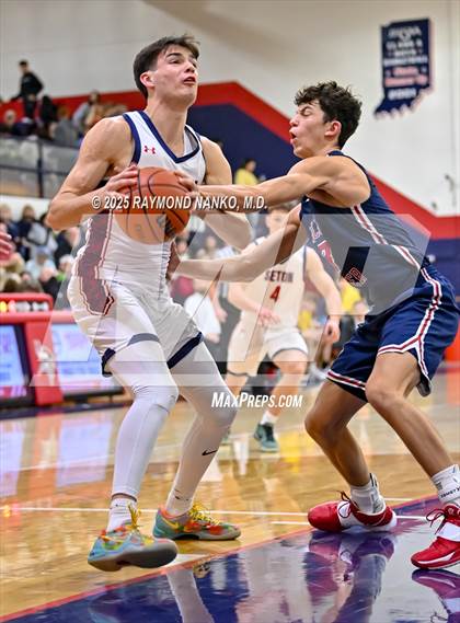 Thumbnail 3 in Blue River Valley vs. Seton Catholic (IHSAA 1A Section 56 First Round) photogallery.