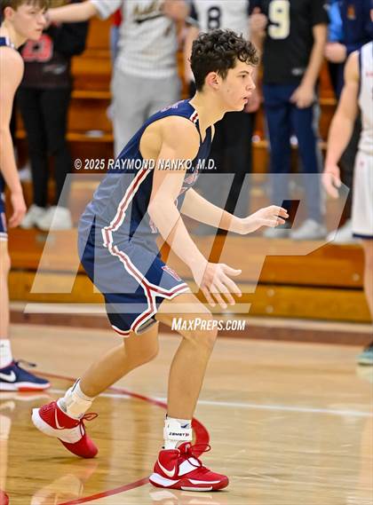 Thumbnail 2 in Blue River Valley vs. Seton Catholic (IHSAA 1A Section 56 First Round) photogallery.