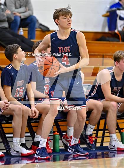 Thumbnail 1 in Blue River Valley vs. Seton Catholic (IHSAA 1A Section 56 First Round) photogallery.