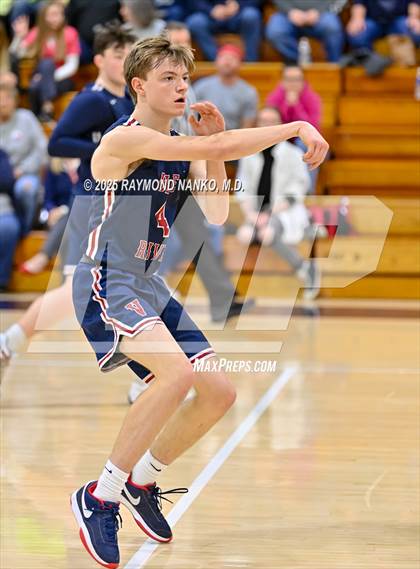 Thumbnail 3 in Blue River Valley vs. Seton Catholic (IHSAA 1A Section 56 First Round) photogallery.