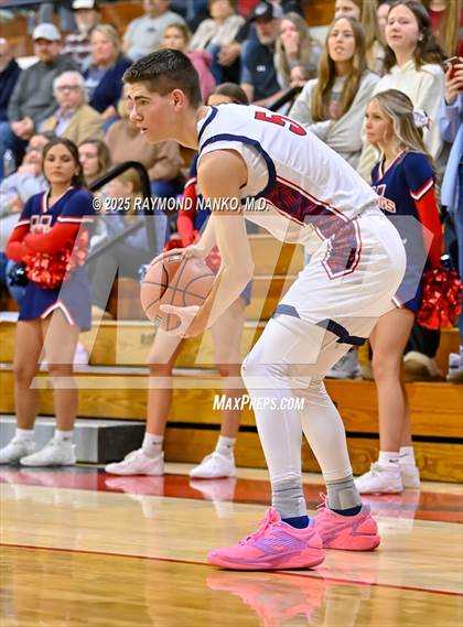 Thumbnail 3 in Blue River Valley vs. Seton Catholic (IHSAA 1A Section 56 First Round) photogallery.