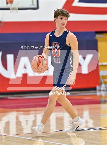 Thumbnail 2 in Blue River Valley vs. Seton Catholic (IHSAA 1A Section 56 First Round) photogallery.