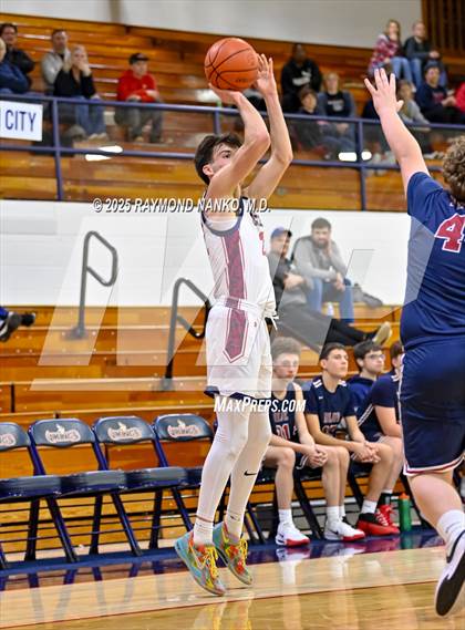 Thumbnail 1 in Blue River Valley vs. Seton Catholic (IHSAA 1A Section 56 First Round) photogallery.