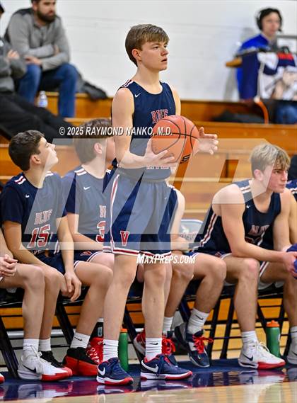 Thumbnail 2 in Blue River Valley vs. Seton Catholic (IHSAA 1A Section 56 First Round) photogallery.