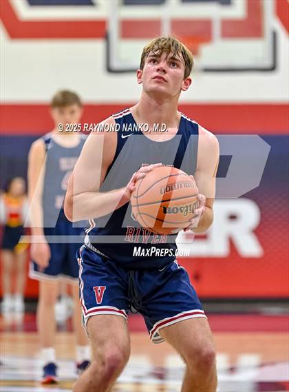 Thumbnail 1 in Blue River Valley vs. Seton Catholic (IHSAA 1A Section 56 First Round) photogallery.