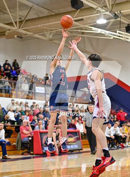 Thumbnail 3 in Blue River Valley vs. Seton Catholic (IHSAA 1A Section 56 First Round) photogallery.