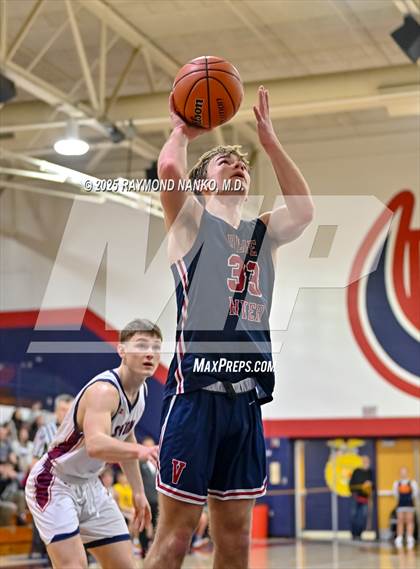 Thumbnail 1 in Blue River Valley vs. Seton Catholic (IHSAA 1A Section 56 First Round) photogallery.