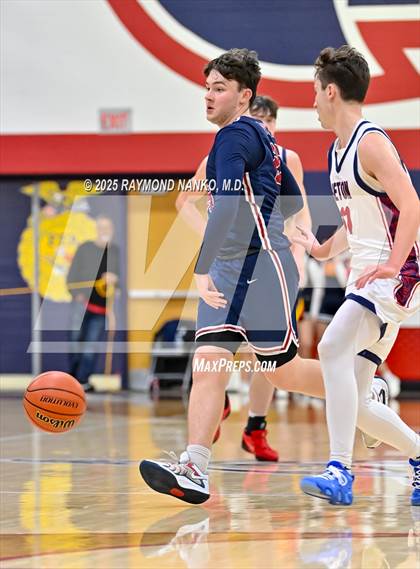 Thumbnail 1 in Blue River Valley vs. Seton Catholic (IHSAA 1A Section 56 First Round) photogallery.