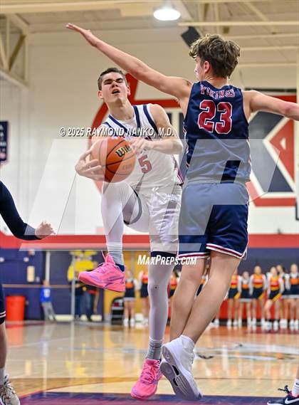 Thumbnail 2 in Blue River Valley vs. Seton Catholic (IHSAA 1A Section 56 First Round) photogallery.